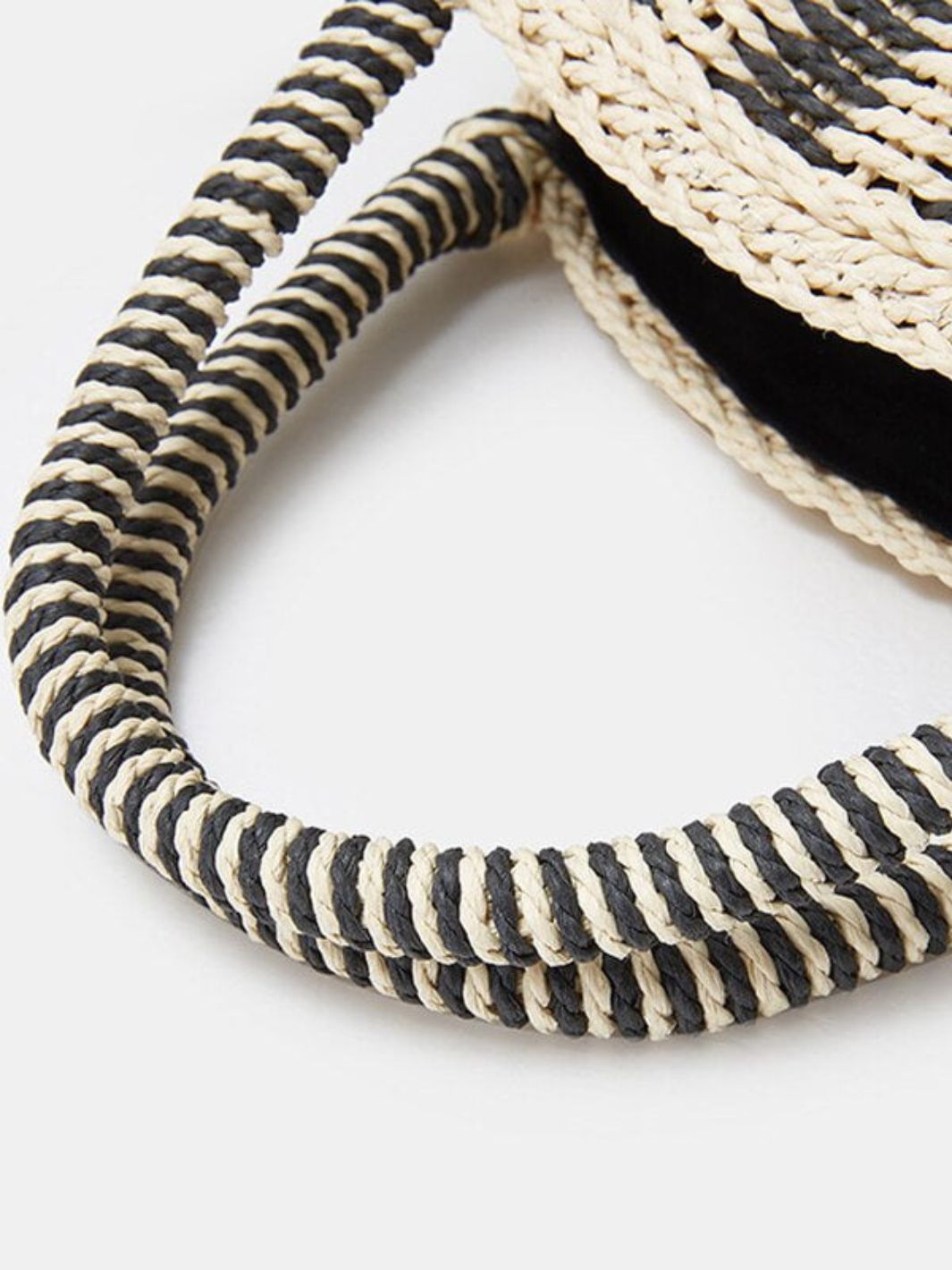 Round Straw Bag with Strap – Artisan Boho-Style Design
