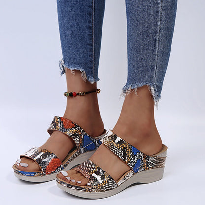 Soft-Sole Leopard Sandals
