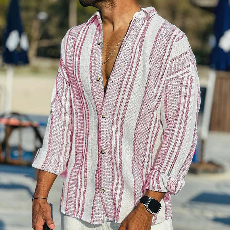 Oliver - Men's linen shirt, lightweight and for summer