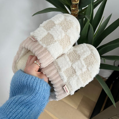 Plaid Nordic Slippers